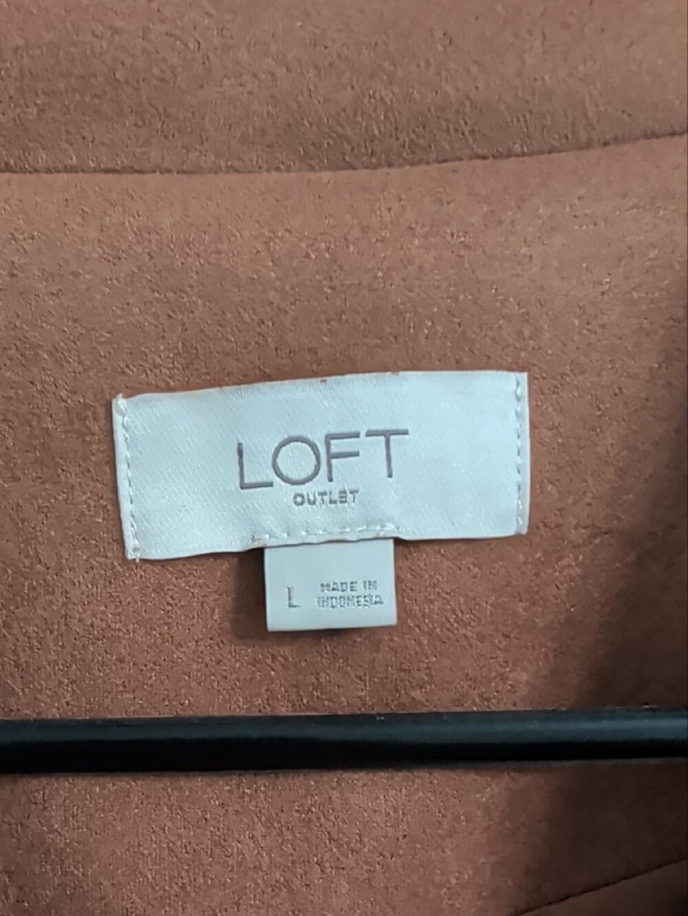 LOFT Tan Faux Suede Moto Jacket - Picture 2 of 7